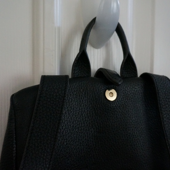 Pre-owned Aimee Kestenberg Black Tamitha Backpack